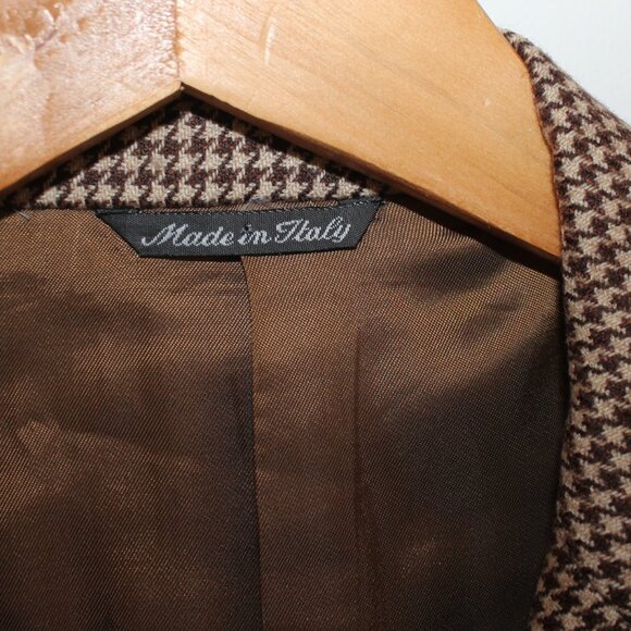 TOMBOLINI Houndstooth Cashmere blazer - Picture 4 of 6